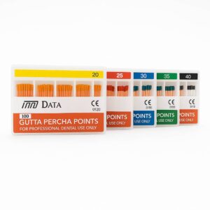 گوتا پرکا -چهار درصد -برند دیتا – Data Gutta Percha Points4%